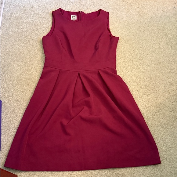 Anne Klein Sleeveless Berry Midi Dress - Picture 1 of 3